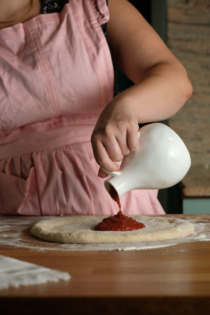 Wheat flour pizza.  Photo: Sheeran Shay Cohen